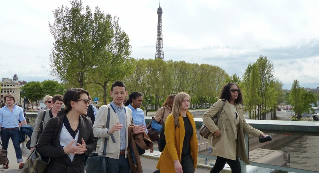 FIT Global Fashion Management students in Paris