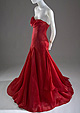 Red dress.
