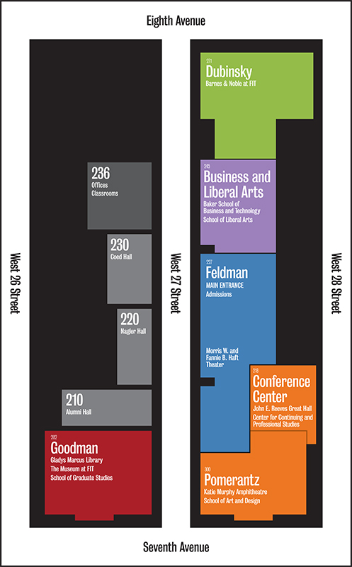 Map of FIT Campus