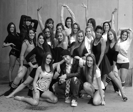 Group shot of the dance team