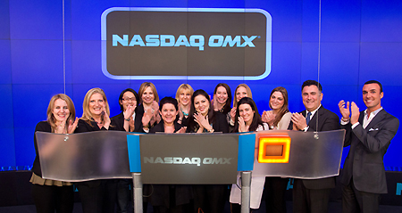 Cosmetics and Fragrance Marketing and Management Students at NASDAQ