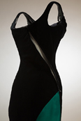 Charles James dress zipper detail