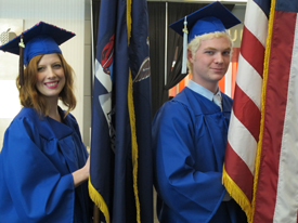 Students at Commencement