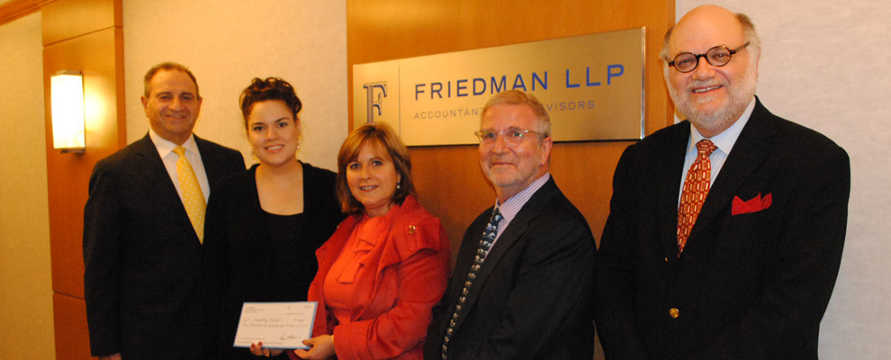 FIT Scholar with Partners at Friedman LLP