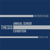 Interior Design Thesis exhibition poster