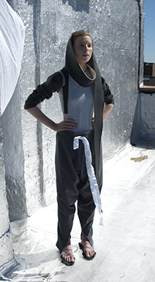 outfit by CENTRO student P. Grassi for sustainable design project