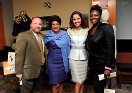James Talbot, Jeanette Nostra, Jes Wade, and Mimi Plange