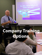 Instructor leading company training. Photo Credit: Paige Smith