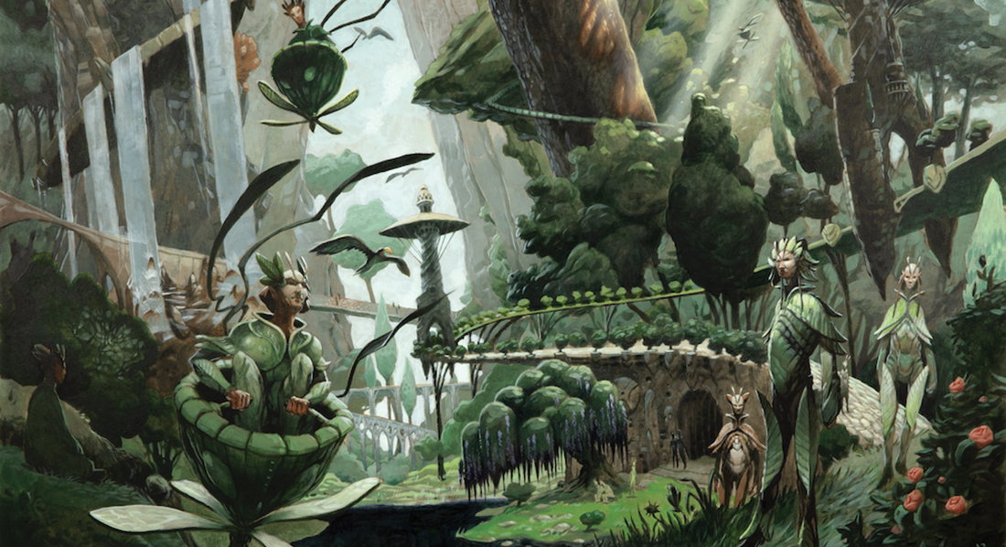 "Archive" – Acrylic and gouache on illustration board. Aidan Holloway-Bidwell ’26.