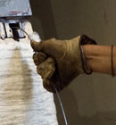 - The cotton fiber is pressed into 580 lb bales. - The cotton fiber is pressed into 580 lb bales.
