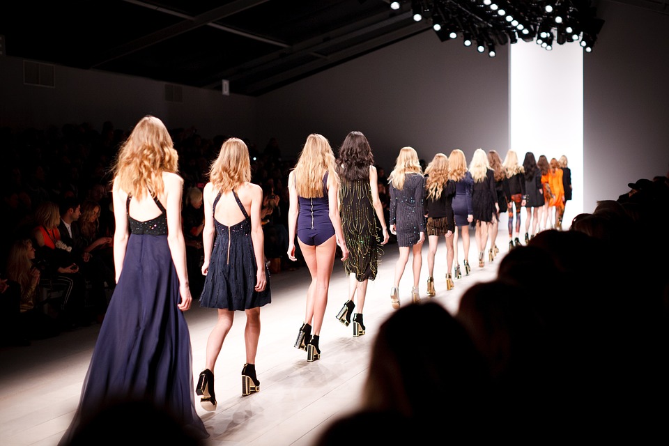 Image of young women on a catwalk