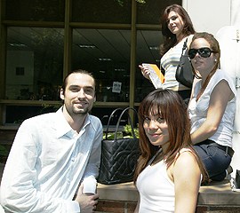 Students outside