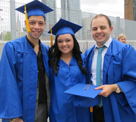 Students at Commencement