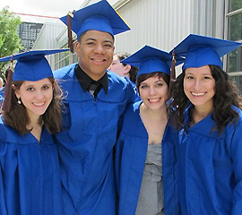 Students at Commencement