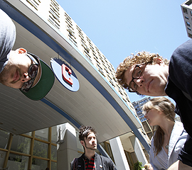 Students outside