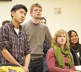 students in class