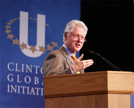 President Clinton at the 2009 CGI U Meeting