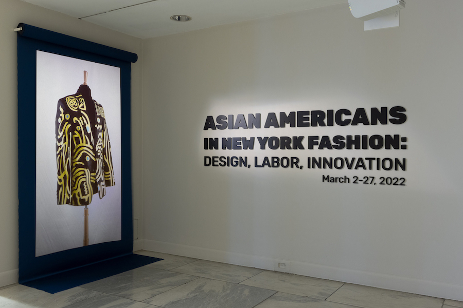 asian american desigenrs in new york fashion installation image