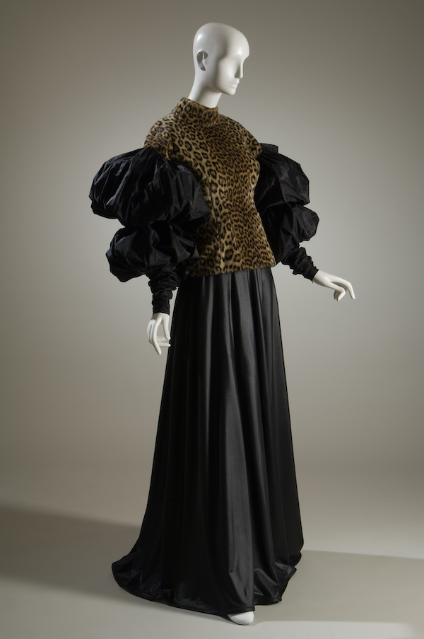 John Paul Gaultier, top and skirt, 1988 and 1987, France, Museum Purchase. P88.76.2 & P87.47.1