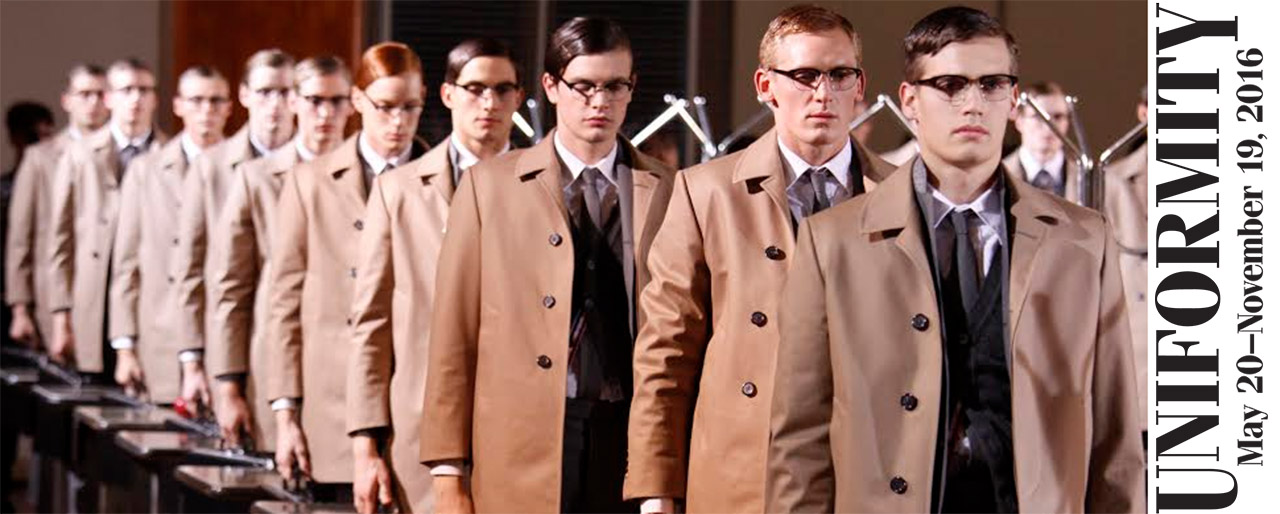  Uniformity at The Museum at FIT. Image via Thom Browne