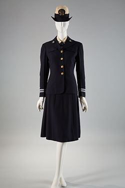 Mainbocher, U.S. Naval Reserve WAVES officer dress uniform, 1942, wool, USA