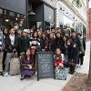 Global Fashion Management Students from FIT, HKPolyu, and IFM on a site visit at Kai D. Utility in Brooklyn.