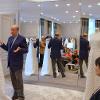 The showroom of Christian Dior Couture with Bernard Danillon, Director of External Relations. 