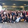 A Global Fashion Management cohort from all three partner schools gather on campus at Institut Français de la Mode. 