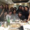 Students at a "Hot Pot" group dinner organized by students from our host seminar institution, Hong Kong PolyU. 