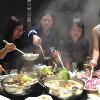 Hong Kong PolyU Students hosted a group dinner over a "Hot Pot," a local favorite. 