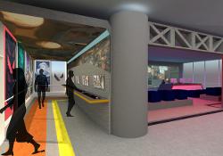 Valorant Influencer Event: Interactive wall and theater experience
Image created using SketchUp and Photoshop