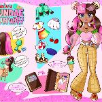 Claire’s Sundae Runway, doll concept