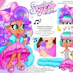 Synchro Netta Showgirl Queen!, doll concept 