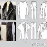 Moshe Yossel "Engineers" coat
Leather, Fur, Corduroy
Digital Art Presentation Board, 
11x17 
