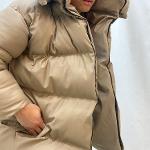 Oversized Puffer Coat
Hand stuffed poly fill, Rayon/Poly Blend Shell