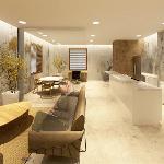 Executive hotel suite- Luxury suite living area
