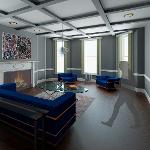 Brownstone Residence  - Living Room
