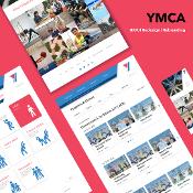 YMCA UX/UI desktop and mobile redesign, rebranding