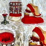 Bejeweled Basket Bag and Royal Gem Shoe
