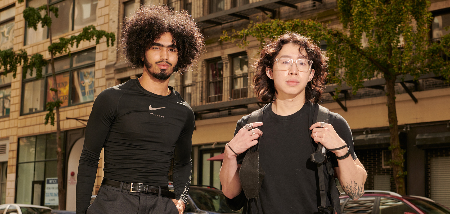 Fashion Institute of Technology students on campus