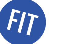  Blue FIT Logo Back