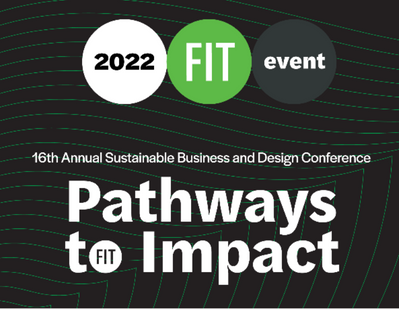 2022 Sustainability Conference logo, Pathways to Impact