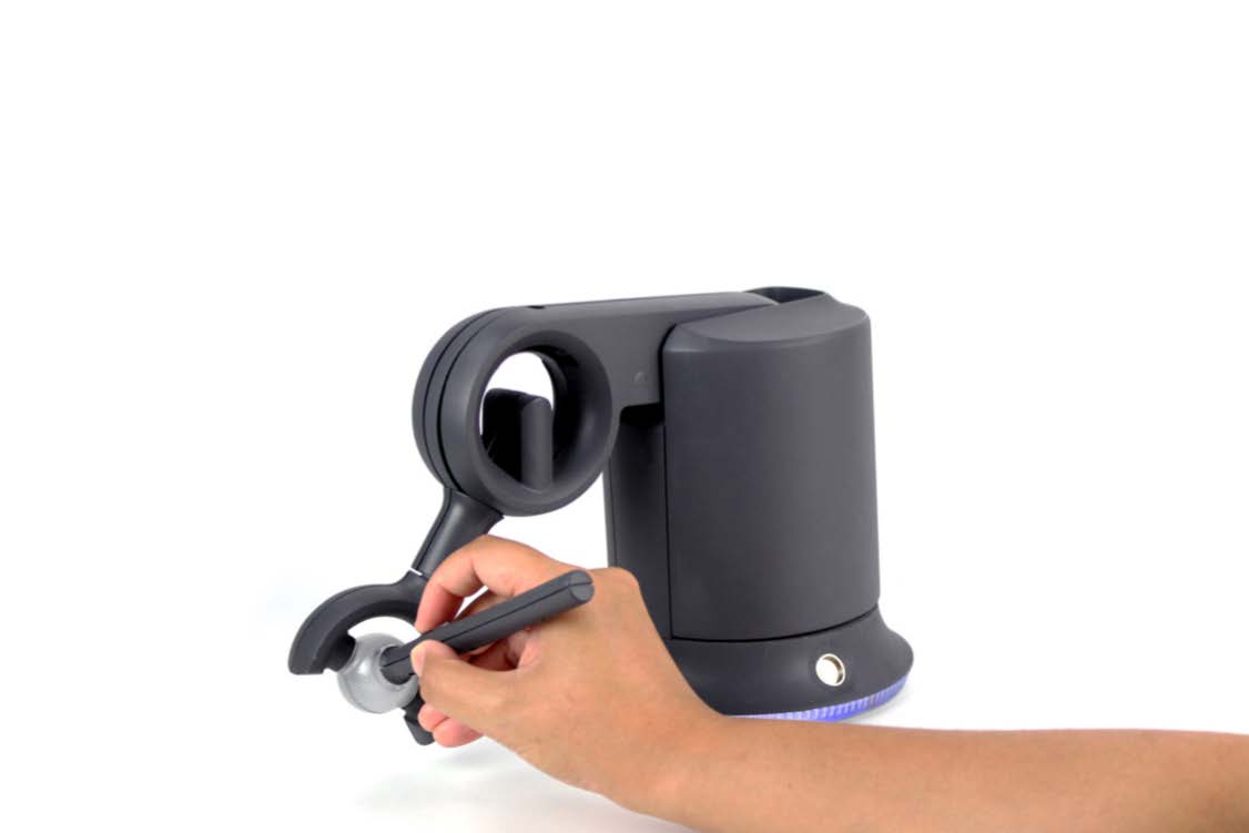 Move the stylus to the right.