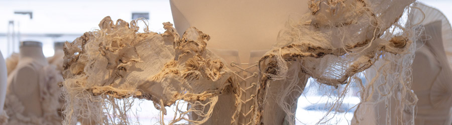 detail of work in the aas exhibit