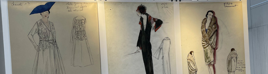 sketches from exhibit