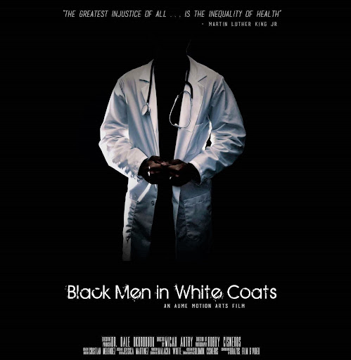 poster for Black Men in White Coats