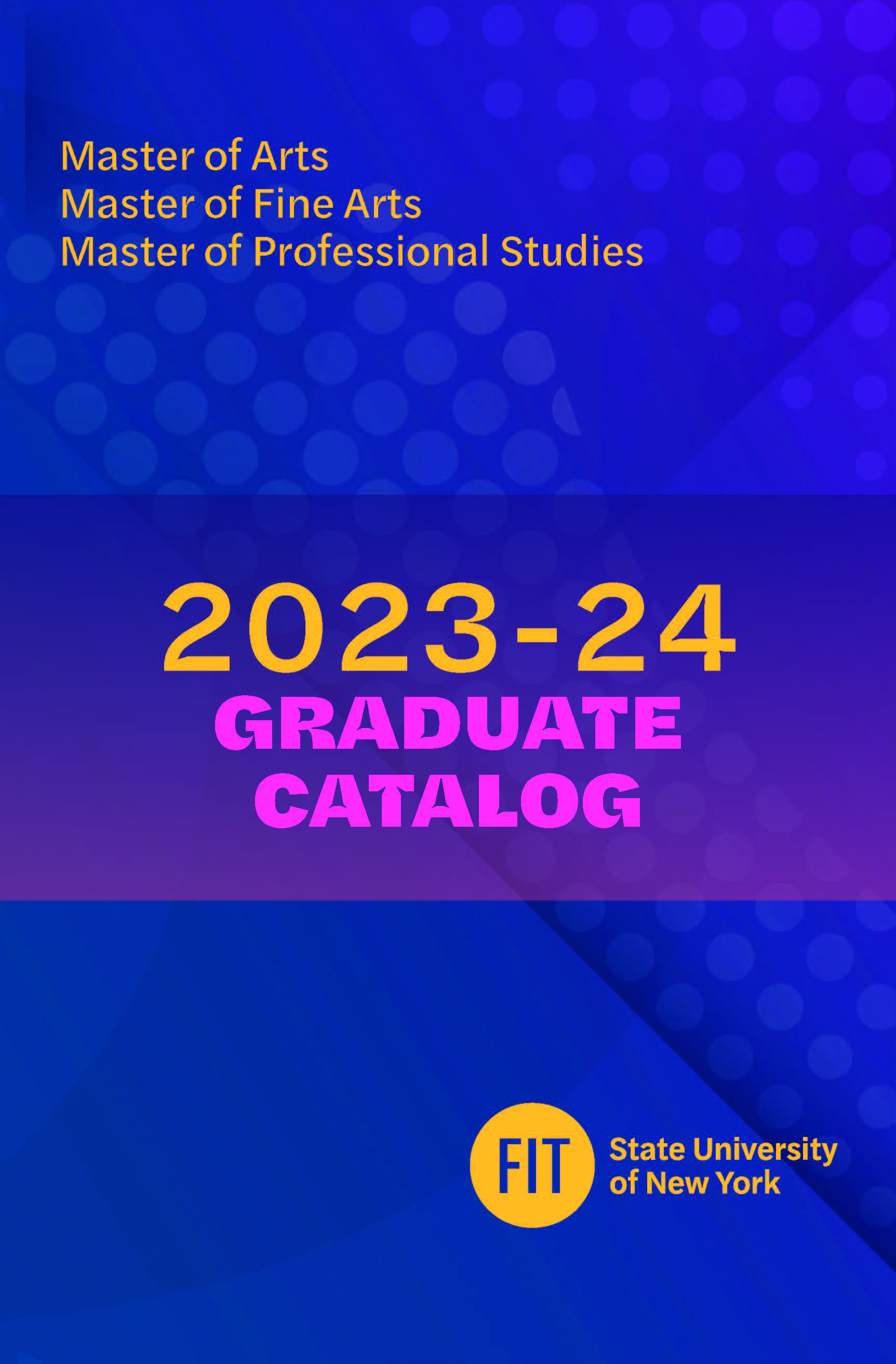 2023-24 Graduate Catalog Cover