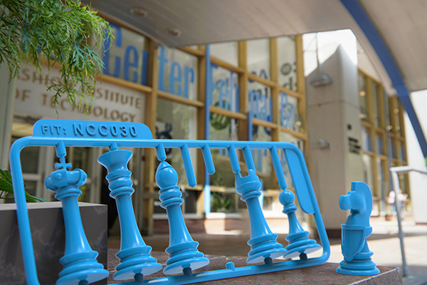 3D printed chess pieces