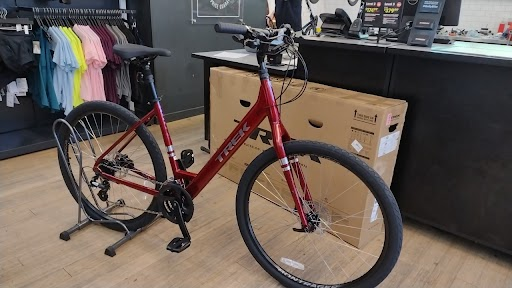 red bike