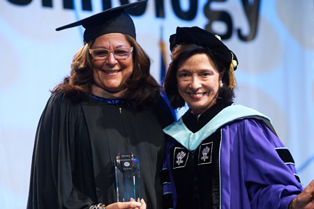 Fern Mallis with Dr. Joyce F. Brown